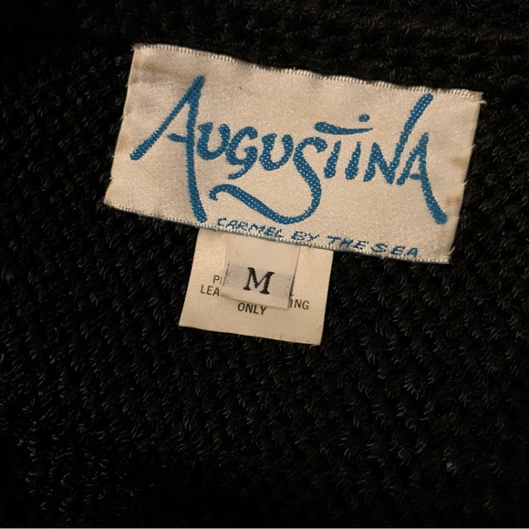 Augustina Vintage Leather Aztec Sweater size M - Picture 13 of 14